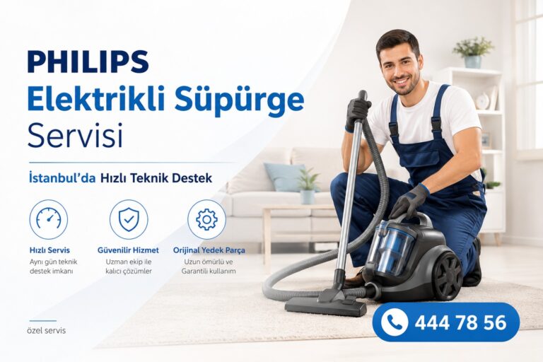Philips Elektrikli Süpürge Servisi İstanbul’da Hızlı Teknik Destek