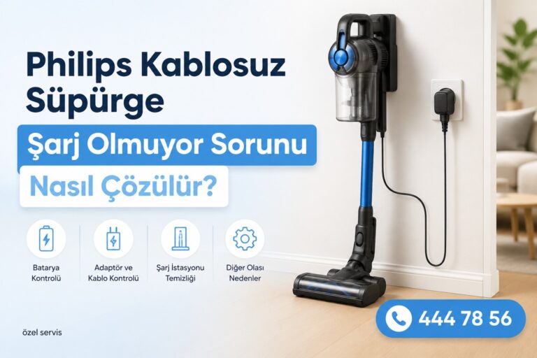 Philips Kablosuz Süpürge Şarj Olmuyor Sorunu Nasıl Çözülür?