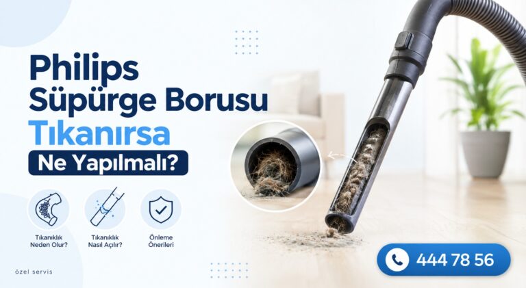 Philips Süpürge Borusu Tıkanırsa Ne Yapılmalı?