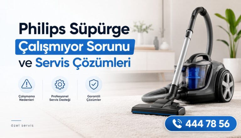 Philips Süpürge Çalışmıyor Sorunu ve Servis Çözümleri