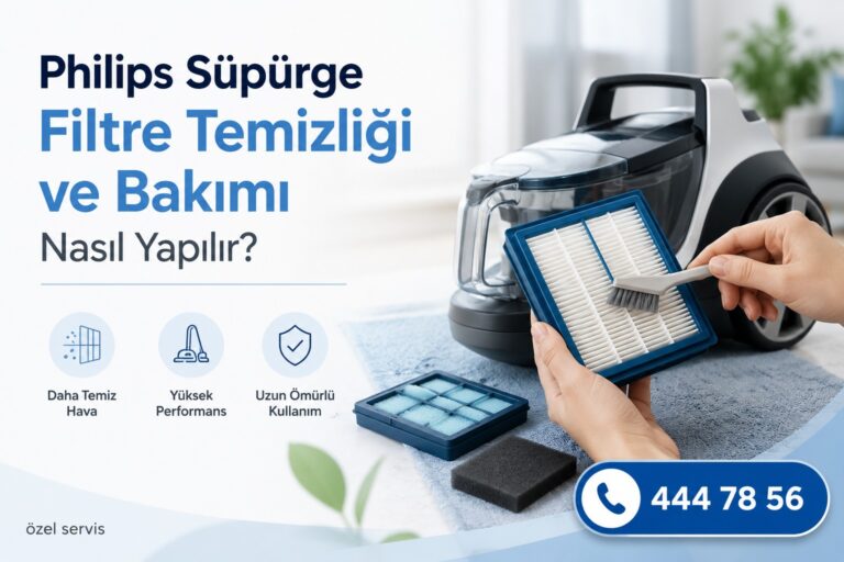 Philips Süpürge Filtre Temizliği ve Bakımı Nasıl Yapılır?