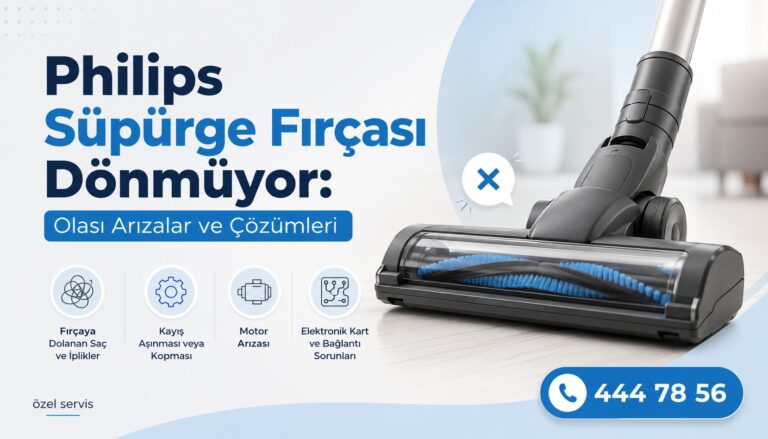 Philips Süpürge Fırçası Dönmüyor: Olası Arızalar ve Çözümleri
