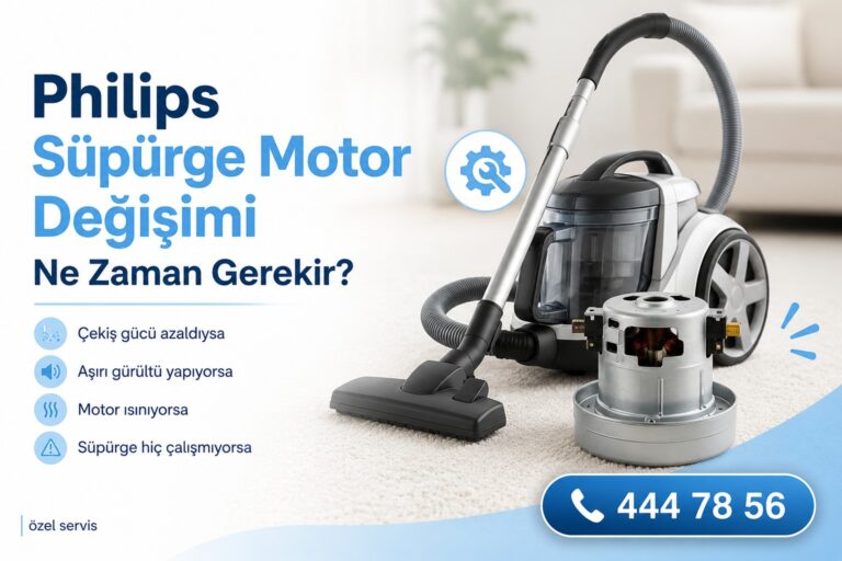Philips Süpürge Motor Değişimi Ne Zaman Gerekir?