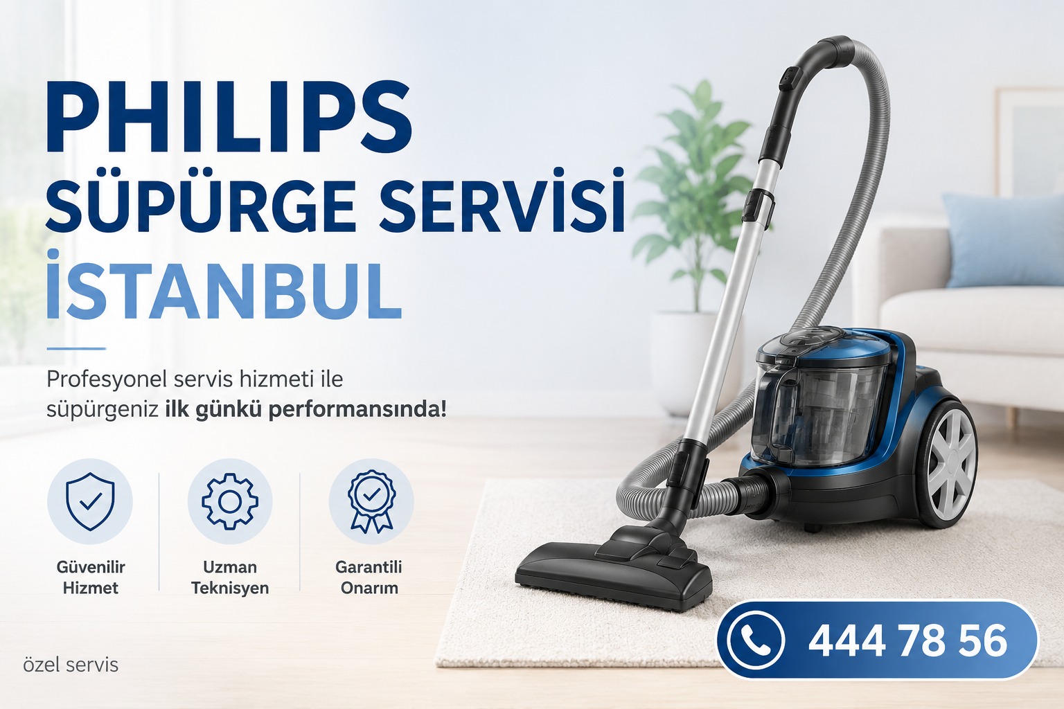 Philips Süpürge Servisi İstanbul: Çekim Gücü Sorunlarına Kalıcı Çözüm