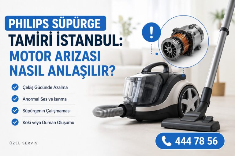 Philips Süpürge Tamiri İstanbul: Motor Arızası Nasıl Anlaşılır?