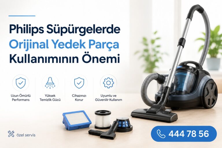 Philips Süpürgelerde Orijinal Yedek Parça Kullanımının Önemi